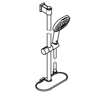 GROHE 26929001 - Duschset VITALIO COMFORT 110 600 mm, glänzender Chrom