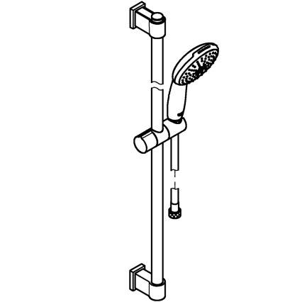 GROHE 269542431 - Set doccia VITALIO START 110 900 mm nero