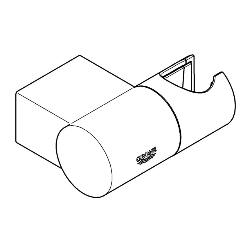 GROHE 27055000 - Supporto doccia a parete RAINSHOWER finitura cromo lucido