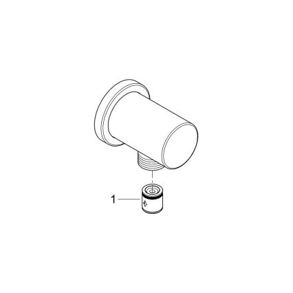 GROHE 27057000 - Gomito a parete RAINSHOWER DN 15 cromo lucido