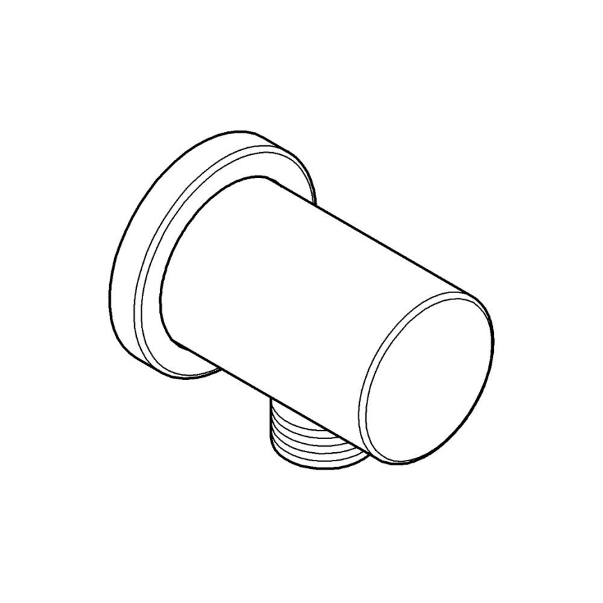 GROHE 27057AL0 - Coude mural RAINSHOWER DN 15 graphite