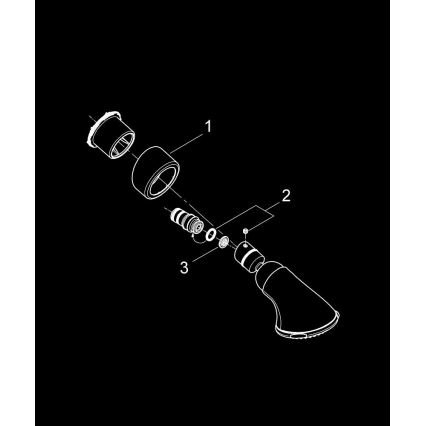 GROHE 27062000 - Tête de douche RELEXA 100 Five 95 mm chrome brillant