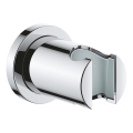 GROHE 27074000 - Supporto doccia a parete RAINSHOWER con rosetta rotonda, finitura cromata lucida