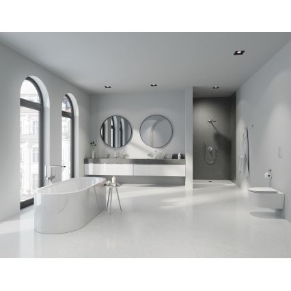 GROHE 27074DC0 - Supporto da parete per doccia RAINSHOWER in acciaio inox