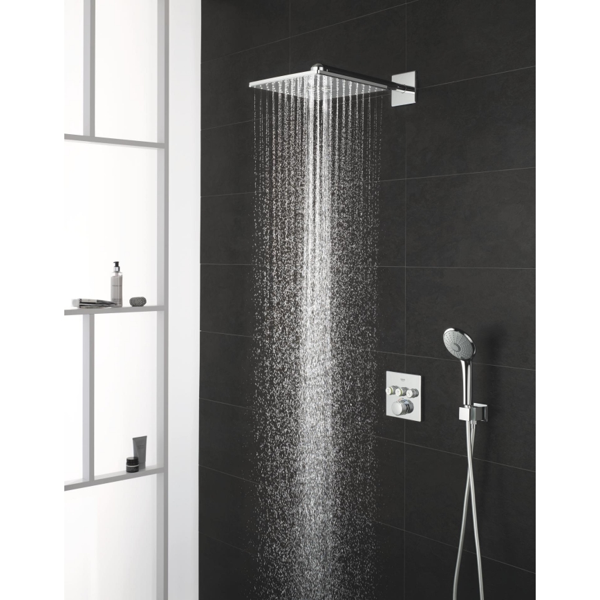 GROHE 27221000 - Doccetta TEMPESTA COSMOPOLITAN 100, 3 getti, cromo lucido