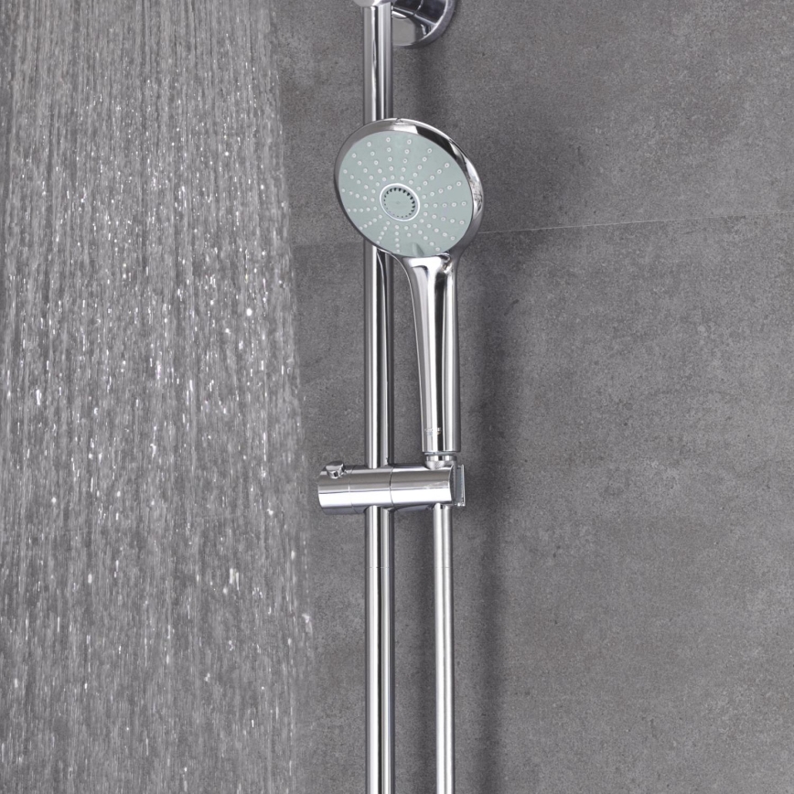 GROHE 27221000 - Douchette à main TEMPESTA COSMOPOLITAN 100, 3 jets, chrome brillant