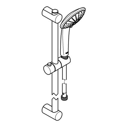GROHE 27326000 - Duschset VITALIO JOY 600 mm glänzender Chrom