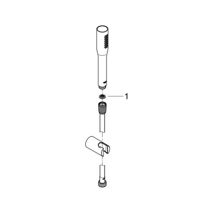 GROHE 27369000 - Set doccia EUPHORIA COSMOPOLITAN STICK 1500 mm cromo lucido
