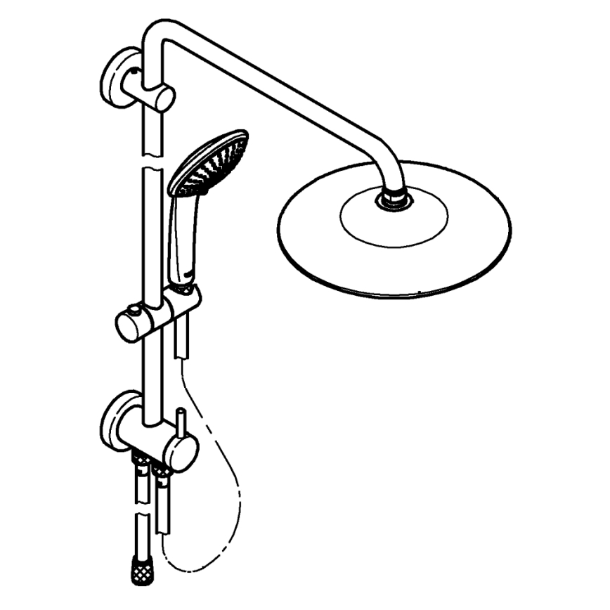 GROHE 27421002 - Duschsystem EUPHORIA 260 glänzender Chrom