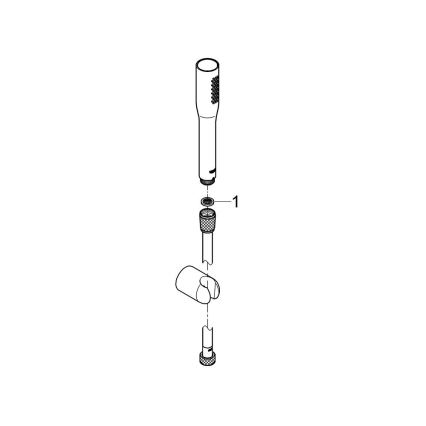 GROHE 27459000 - Set doccia VITALIO GET STICK 1500 mm finitura cromata lucida