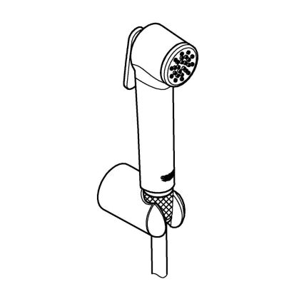 GROHE 27513GN1 - Doccetta bidet manuale 1250 mm oro