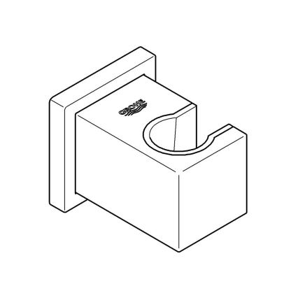 GROHE 27693000 - Supporto doccia da parete EUPHORIA CUBE cromo lucido