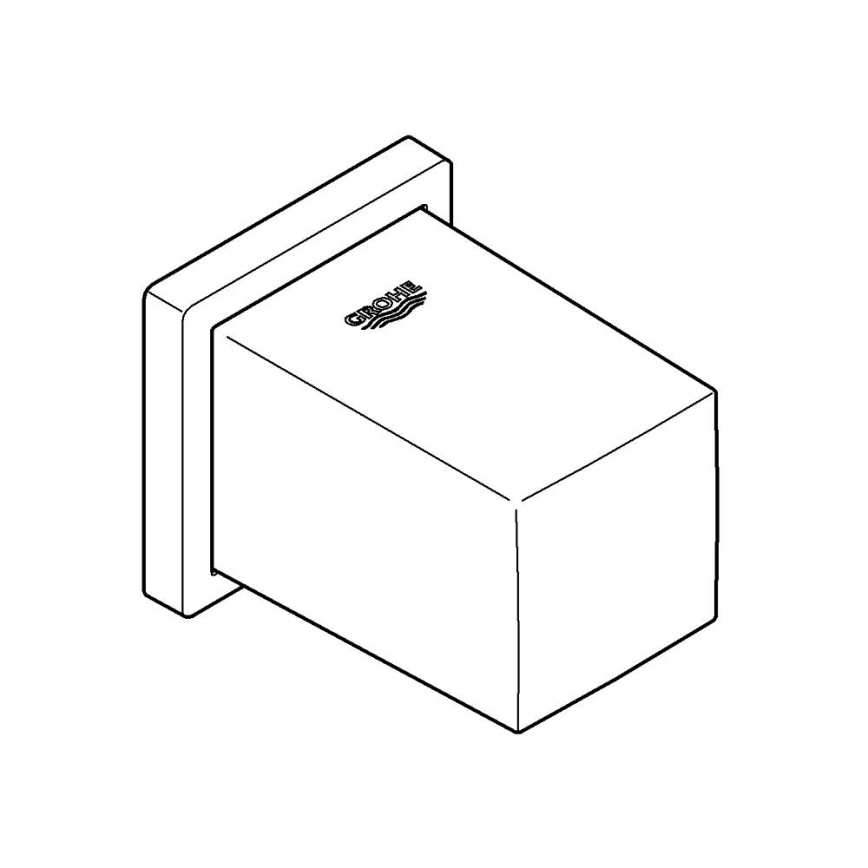 GROHE 27704000 - Gomito da parete EUPHORIA CUBE 12” cromo lucido