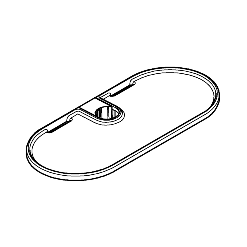 GROHE 27725001 - Étagère VITALIO UNIVERSAL 222 x 100 mm blanche