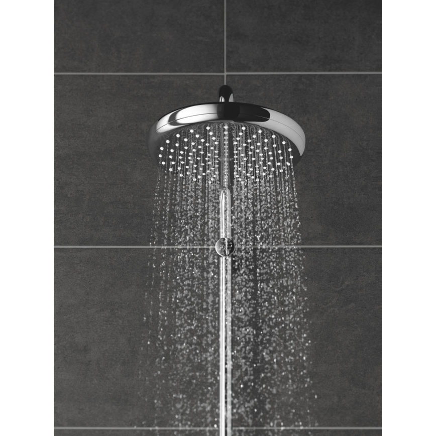 GROHE 27922001 - Duschset mit Thermostat-Armatur TEMPESTA COSMOPOLITAN 210 glänzender Chrom