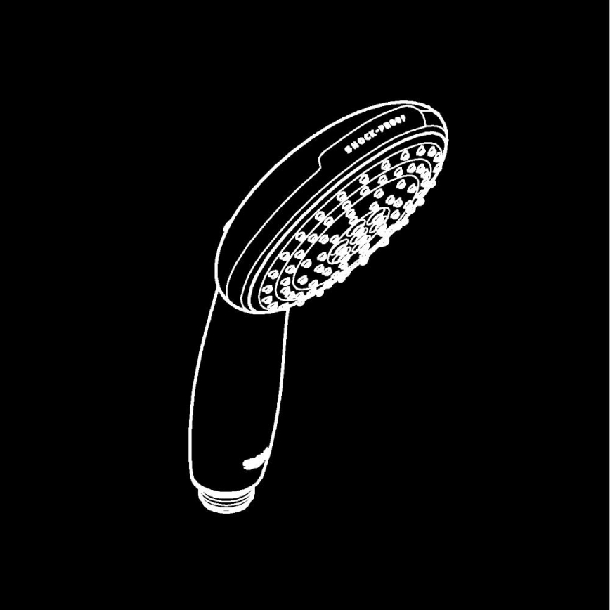 GROHE 279462431 - Douchette à main VITALIO START 110 110 mm noir