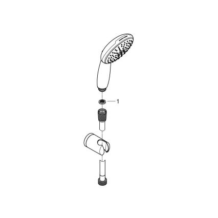 GROHE 279502431 - Set doccia VITALIO START 110 110 mm nero