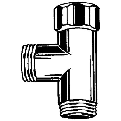 GROHE 28874000 - Raccordo a T DN 15, cromo lucido