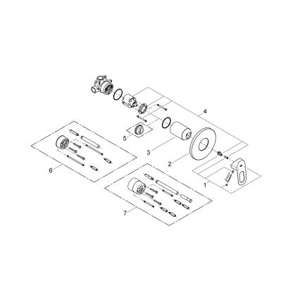 GROHE 29042000 - Miscelatore doccia BAULOOP cromo lucido