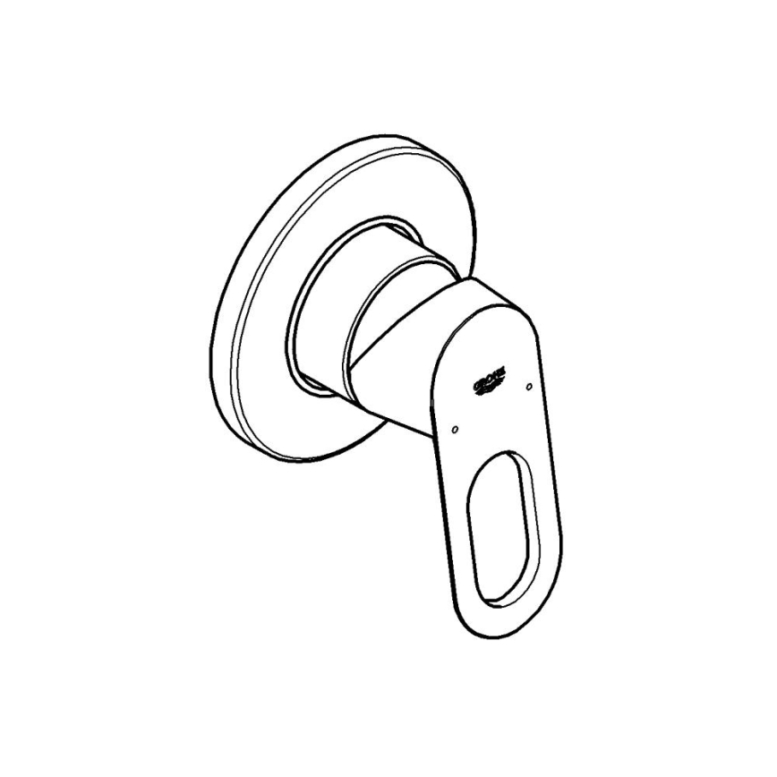 GROHE 29042000 - Miscelatore doccia BAULOOP cromo lucido