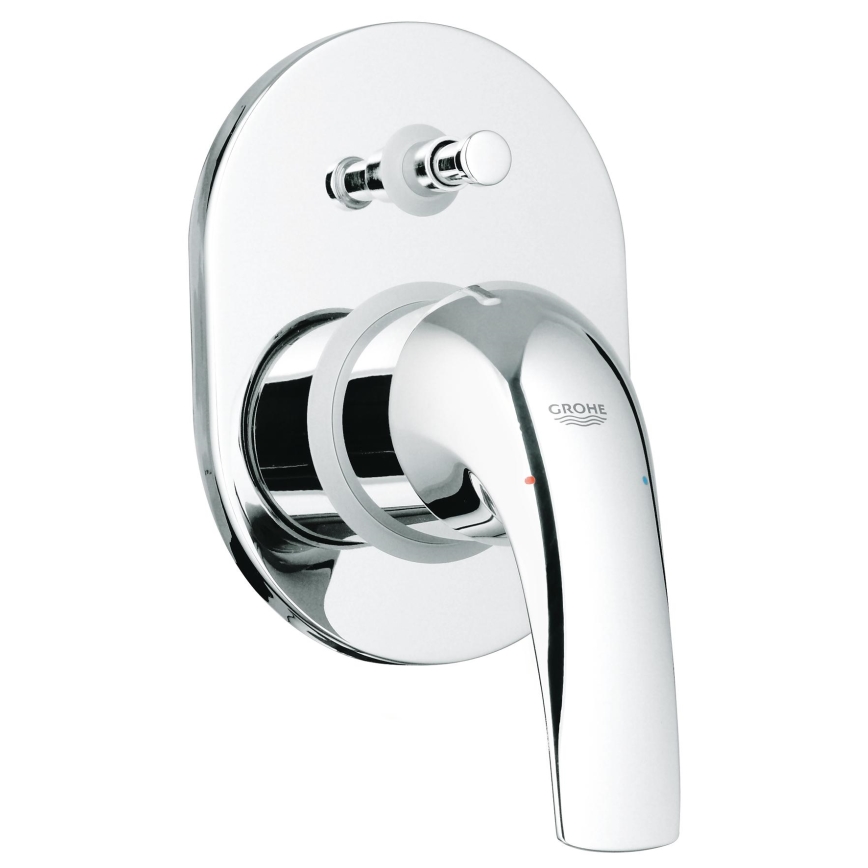 GROHE 29043000 - Miscelatore per vasca EUROCUBE, cromato lucido