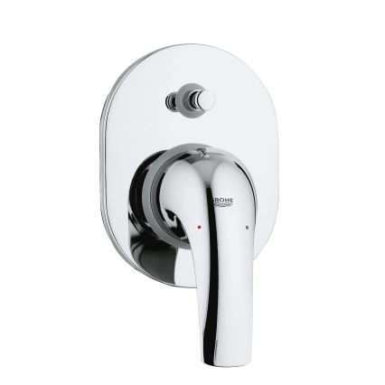 GROHE 29043000 - Miscelatore per vasca EUROCUBE, cromato lucido
