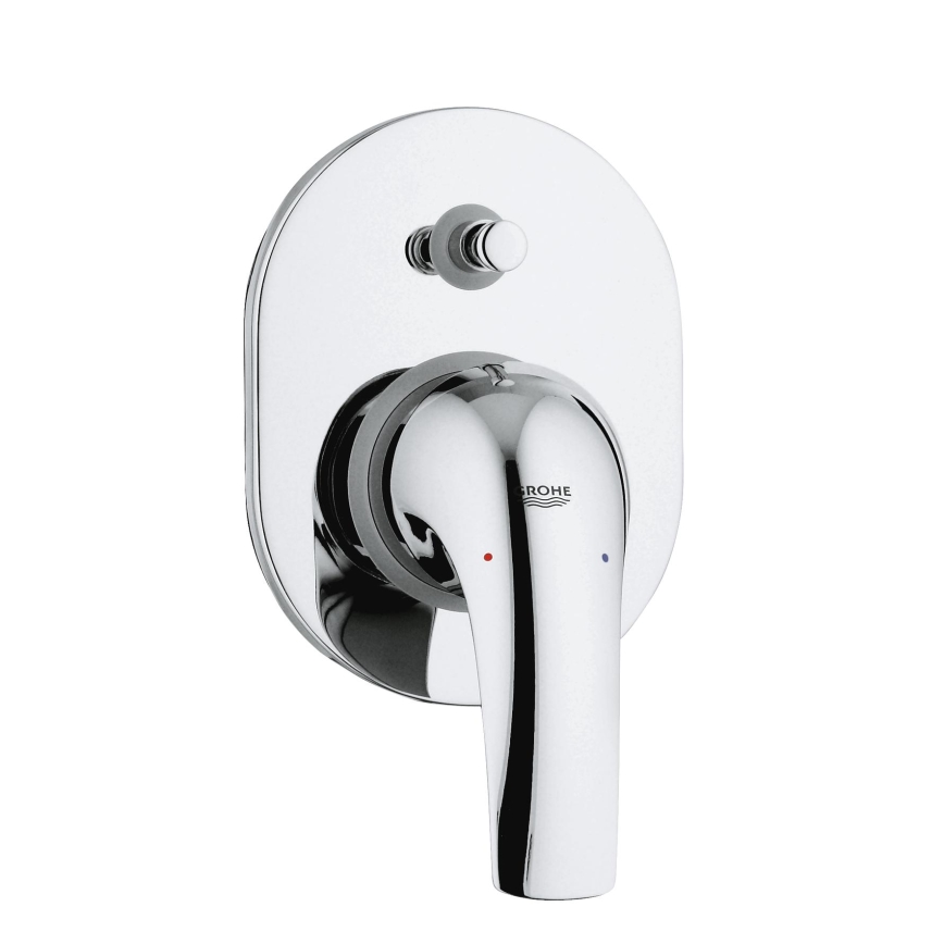 GROHE 29043000 - Miscelatore per vasca EUROCUBE, cromato lucido