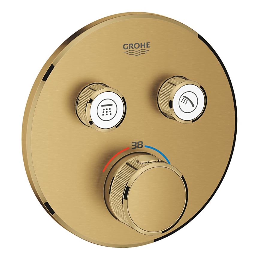 GROHE 29119GN0 - Thermostat encastré GROHTHERM SMARTCONTROL, finition dorée