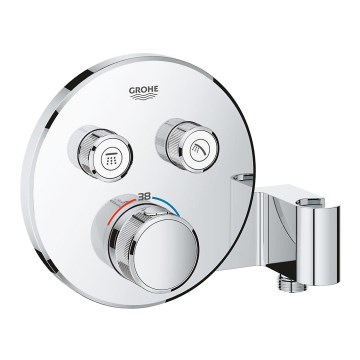GROHE 29120000 - Miscelatore termostatico per doccia da incasso GROHTHERM SMARTCONTROL + supporto cromato