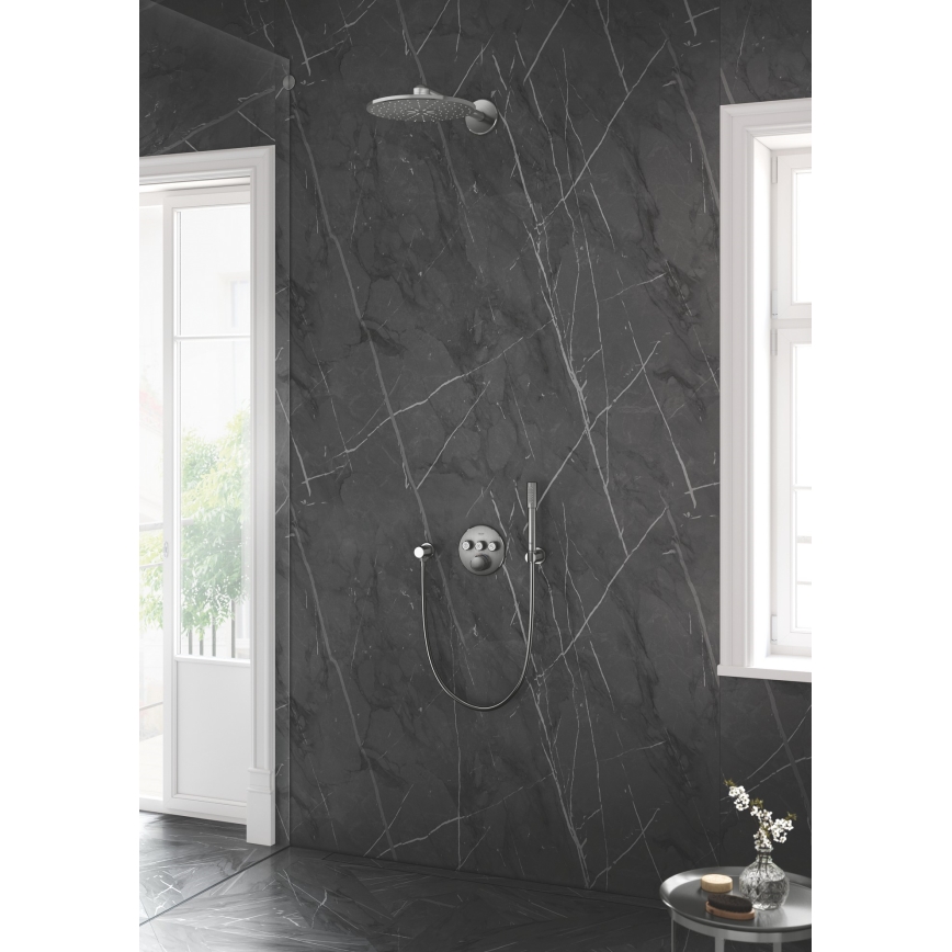 GROHE 29121AL0 - Thermostat‑Duscharmatur zur Unterputzmontage GROHTHERM SMARTCONTROL, Graphit