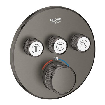 GROHE 29121AL0 - Mitigeur thermostatique de douche pour installation encastrée GROHTHERM SMARTCONTROL graphite