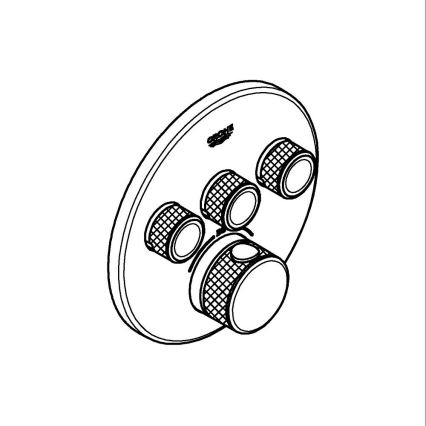 GROHE 29121GL0 - GROHTHERM SMARTCONTROL Thermostat in Gold