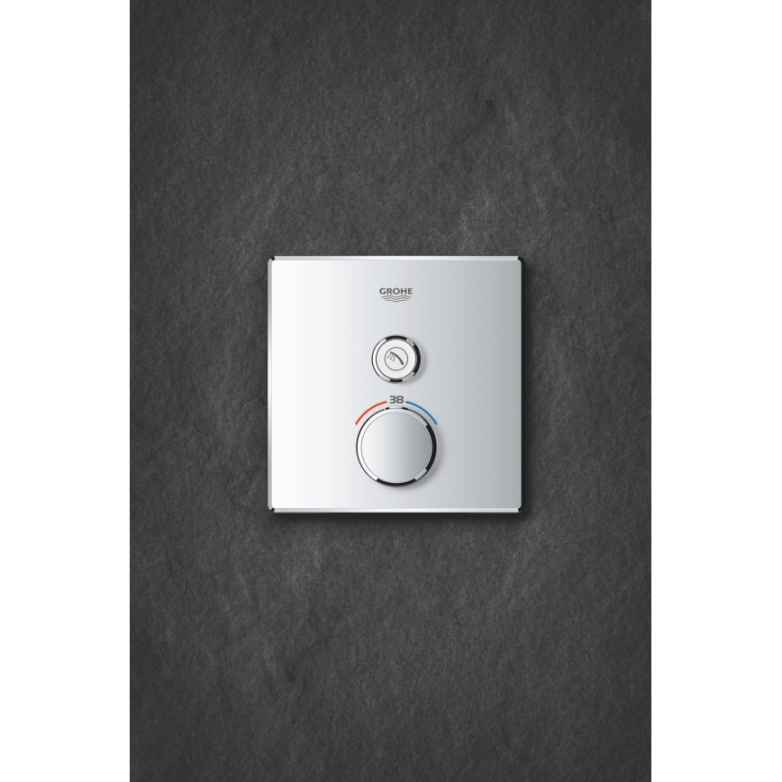 GROHE 29123000 - Mitigeur thermostatique de douche GROHTHERM SMARTCONTROL chromé