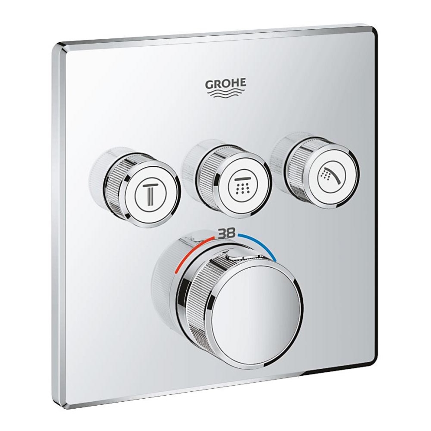 GROHE 29126000 - GROHTHERM SMARTCONTROL Thermostat-Batterie, glänzender Chrom