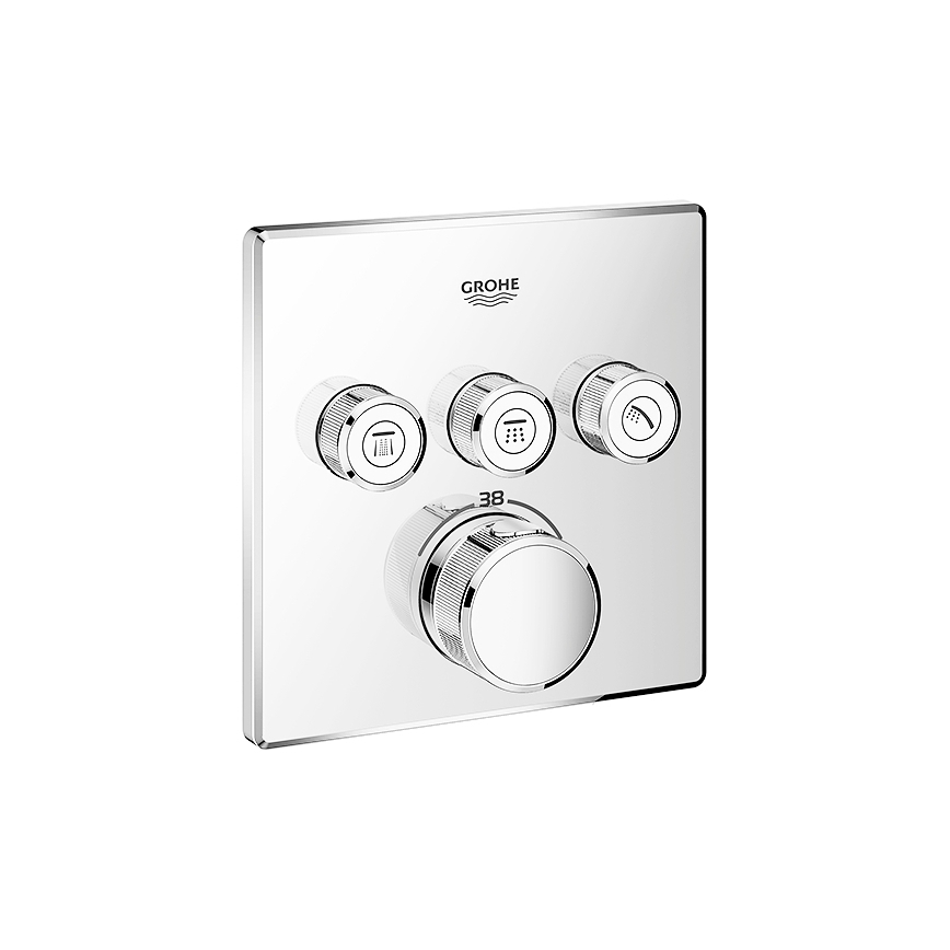 GROHE 29126000 - GROHTHERM SMARTCONTROL Thermostat-Batterie, glänzender Chrom