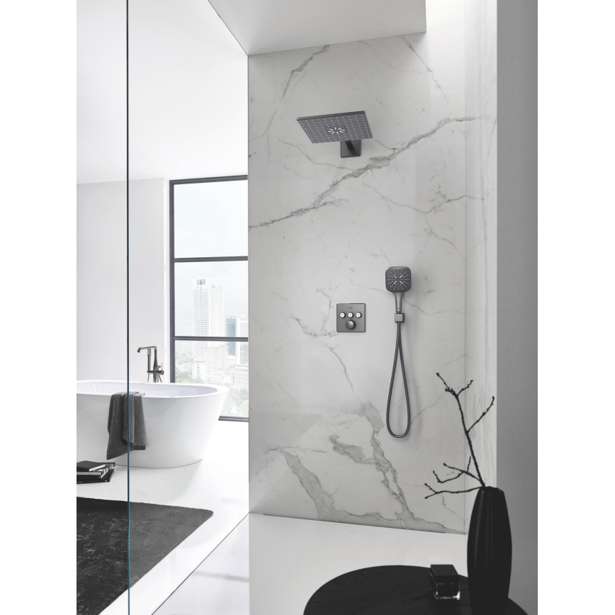 GROHE 29126AL0 - Thermostat GROHTHERM SMARTCONTROL 158 × 158 mm, finition graphite