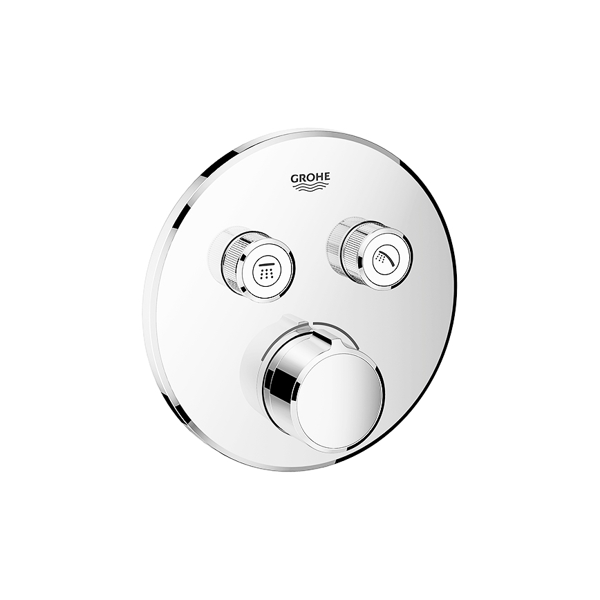 GROHE 29145000 - Cache pour mitigeur encastré SMARTCONTROL, chrome brillant