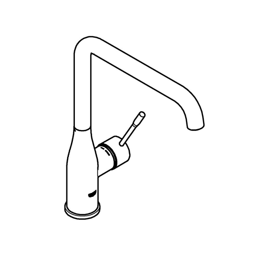 GROHE 30269DC0 - Miscelatore per lavello ESSENCE 300 mm in acciaio inox
