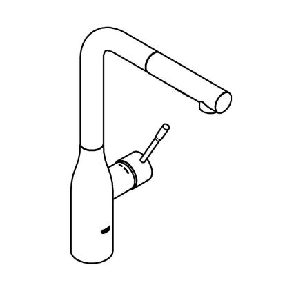 GROHE 30270DC0 - ESSENCE Spültischarmatur, Edelstahl