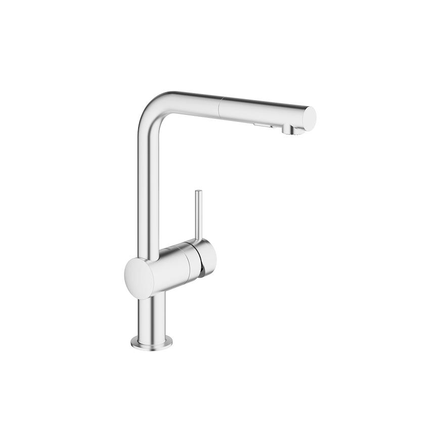 GROHE 30274DC0 - Miscelatore per lavello A in acciaio inossidabile