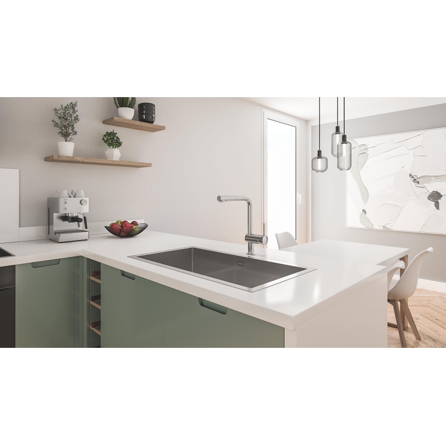 GROHE 30274DC0 - Miscelatore per lavello A in acciaio inossidabile
