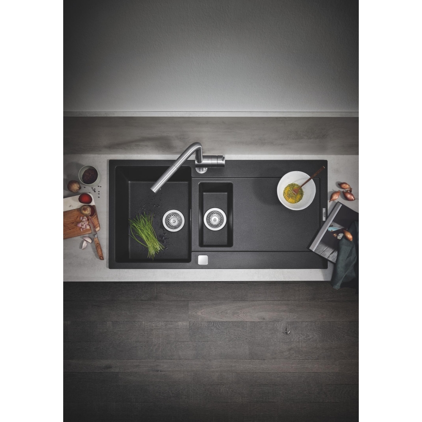 GROHE 30274DC0 - Miscelatore per lavello A in acciaio inossidabile
