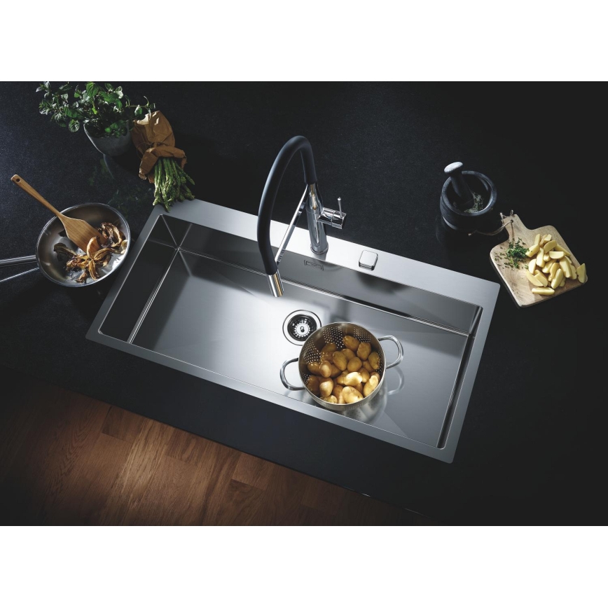 GROHE 30294000 - Mitigeur d'évier ESSENCE 530 mm chrome brillant