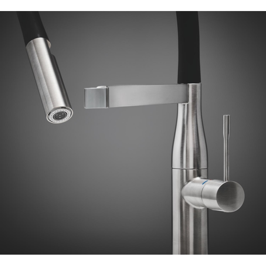 GROHE 30294DC0 - Mitigeur d'évier ESSENCE en acier inoxydable