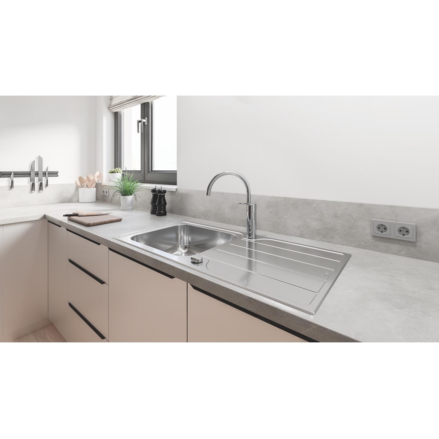 GROHE 30469000 - Miscelatore per lavello START a bocca alta, cromo lucido