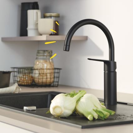 GROHE 304692430 - Mitigeur d'évier START 339 mm noir
