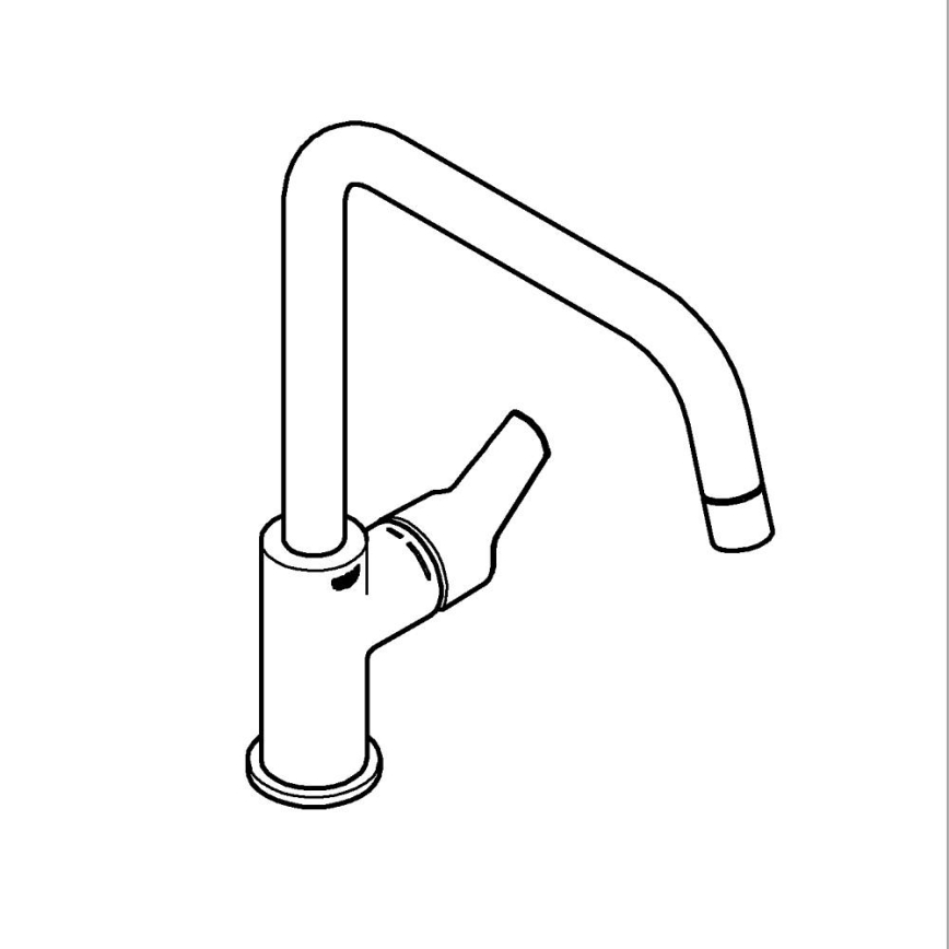 GROHE 30470000 - Spültischarmatur START, glänzender Chrom
