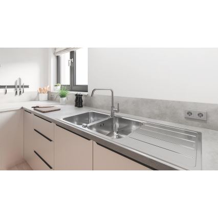 GROHE 30470DC0 - Miscelatore per lavello START 310 mm in acciaio inox