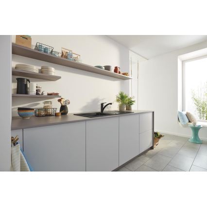 GROHE 305302432 - Mitigeur pour évier START 184 mm noir