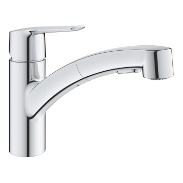 GROHE 30531001 - START Einhand-Spültischarmatur, Ausladung 227 mm, Hochglanz-Chrom
